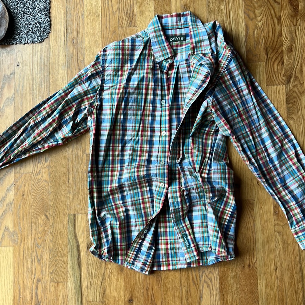 Mens long sleeve button up